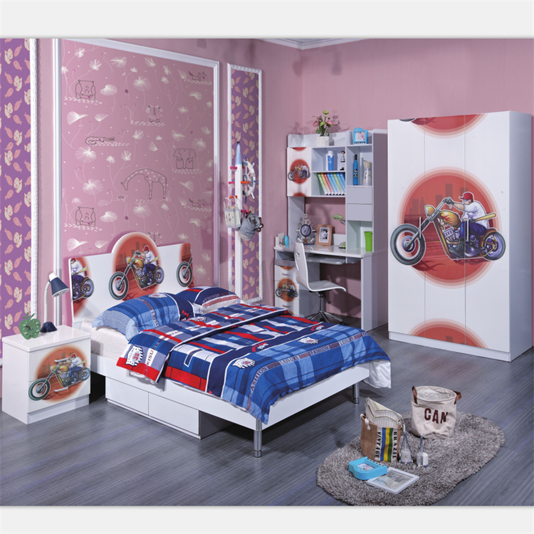 彩繪兒童床 男童床 青少年組合傢具 1.2米1.5米儲物床批發・進口・工廠・代買・代購