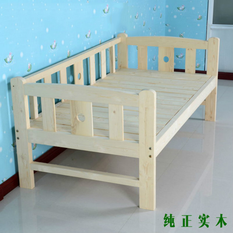 兒童床 新款加強型實木兒童床 兒童護欄床寶寶床來樣定製批發・進口・工廠・代買・代購