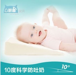 眠趣 嬰兒防吐奶枕頭 斜坡三角墊新生兒嗆奶溢奶寶寶哺乳床墊工廠,批發,進口,代購