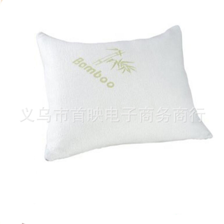 竹纖維記憶枕 慢回彈bamboo pillow 太空記憶棉枕頭加送枕芯批發工廠,批發,進口,代購