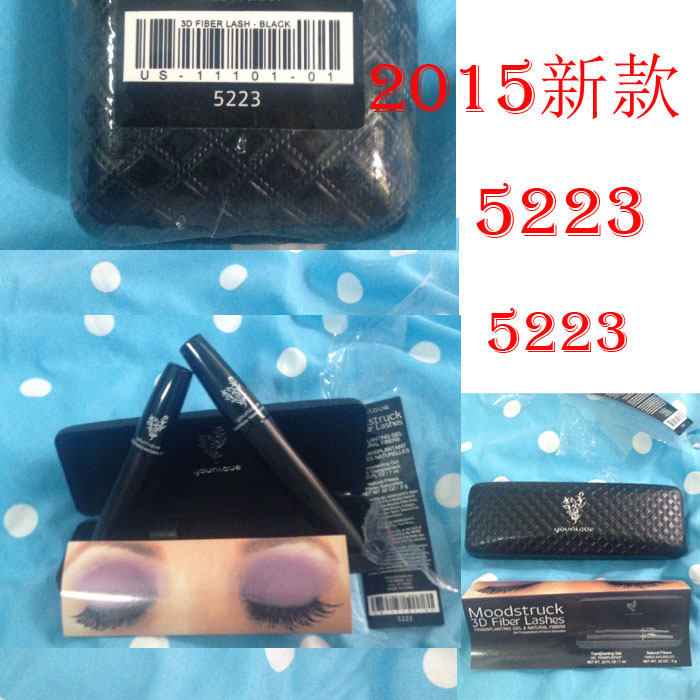 批發外貿熱銷2015新款Younique 尤尼雀 3d 睫毛膏最新條形碼5223工廠,批發,進口,代購