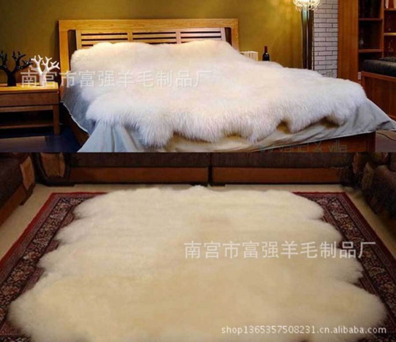 羊毛床毯羊毛羊毛冬季毯床邊毯 廠傢直銷批發・進口・工廠・代買・代購