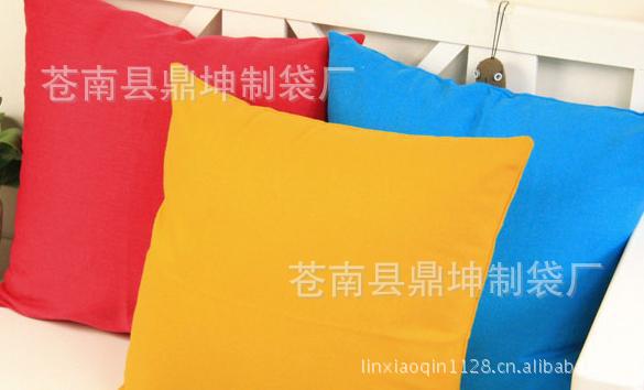 2015年新款LOGO設計廠傢直銷新款舒適棉佈枕頭套熱升華印刷可清洗批發・進口・工廠・代買・代購