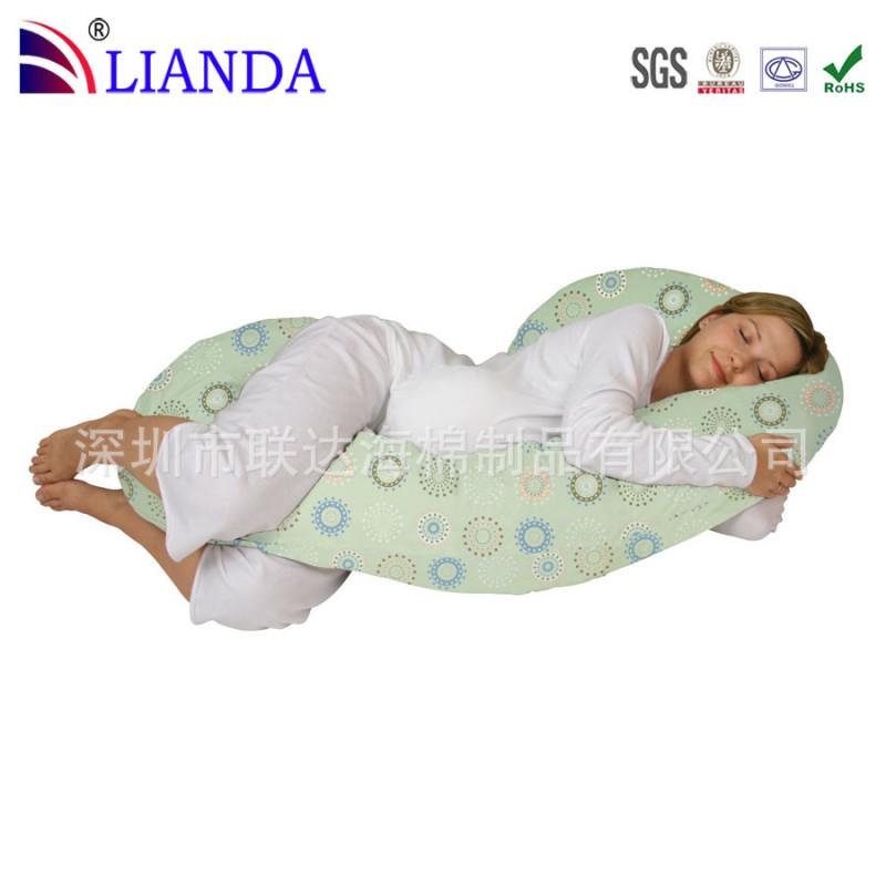 深圳廠傢供應 新款糖果型海綿填充孕婦側睡枕 定做貼牌 品質保證工廠,批發,進口,代購