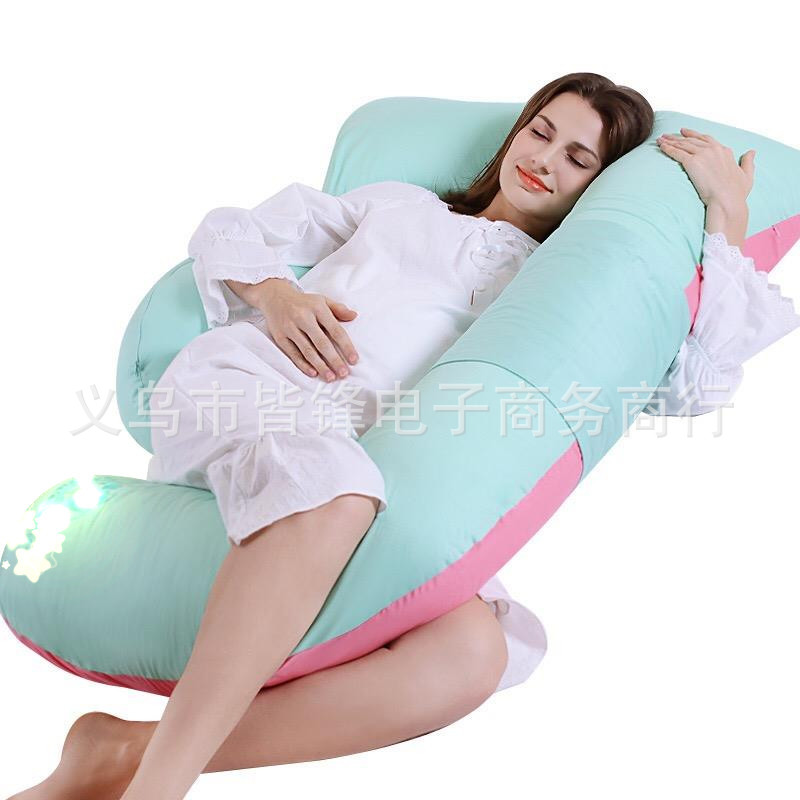2016新款全棉13372親膚多功能護腰側睡抱枕E型孕婦枕來樣定做工廠,批發,進口,代購