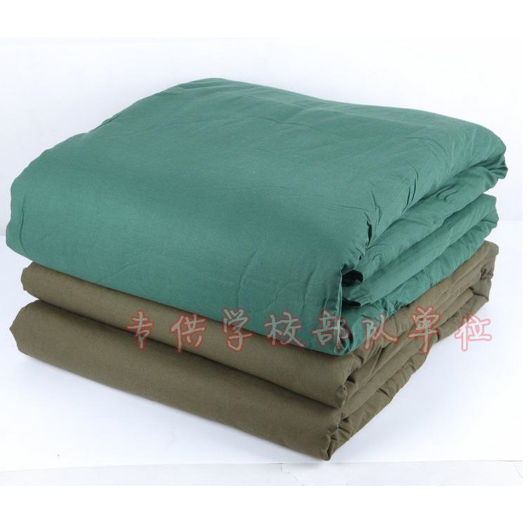 正品熱熔軍訓軍綠色被子被芯褥子學生棉被冬季墊被廠傢一件代發工廠,批發,進口,代購
