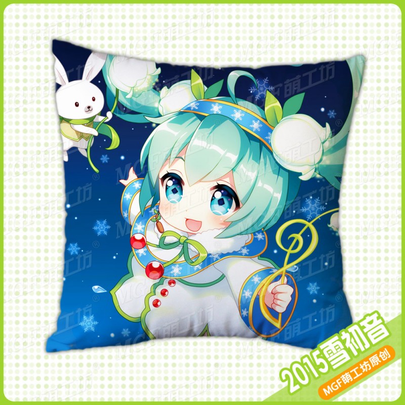 初音未來&2015雪未來 條形抱枕 方形抱枕 日本動漫靠枕一件代發工廠,批發,進口,代購