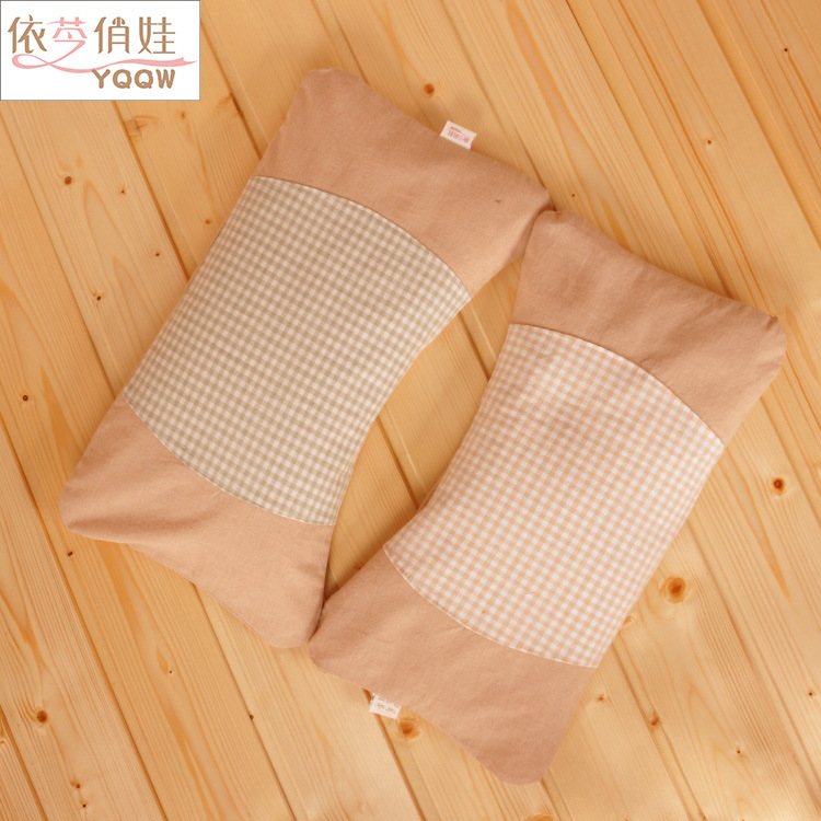配特級蕎麥殼枕芯0-5歲柔軟棉彩梭織純棉嬰兒枕頭幼兒園兒童枕套工廠,批發,進口,代購