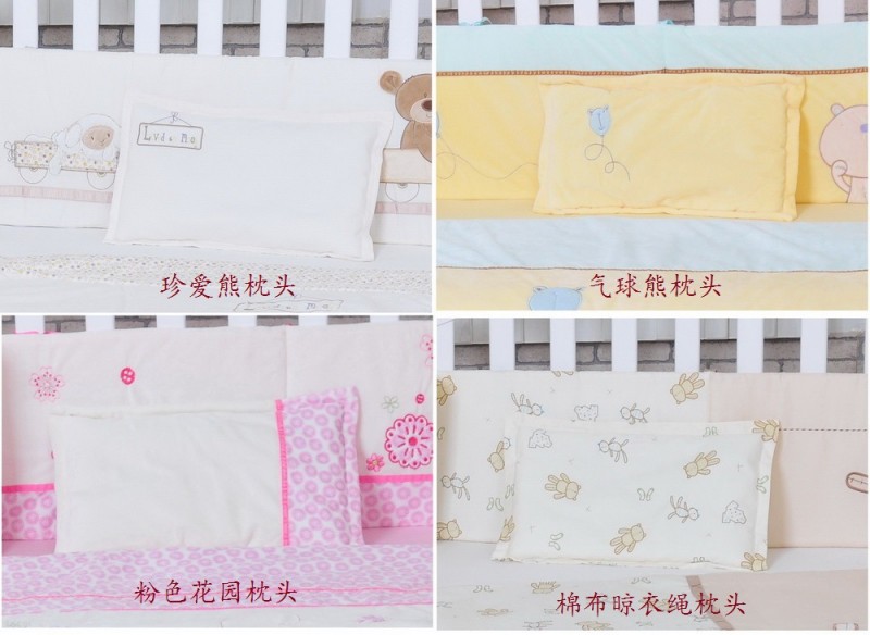 純棉 嬰兒床品 寶寶床上用品 枕頭 多花色工廠,批發,進口,代購