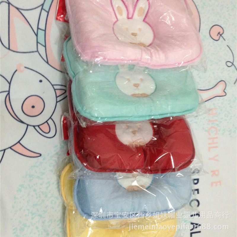 批發小兔兒童枕頭 糖果色可愛卡通嬰兒定型 寶寶糾正睡姿枕頭工廠,批發,進口,代購