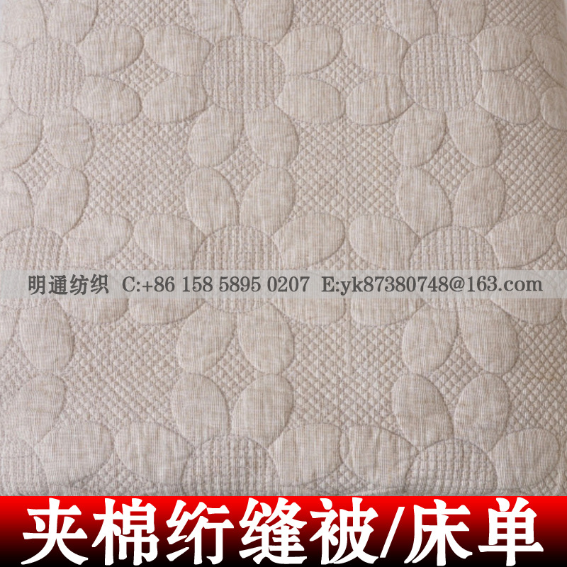 日系棉麻夾棉絎縫水洗床單 空調被/夏涼被 涼席床墊蓋毯 一件代發批發・進口・工廠・代買・代購