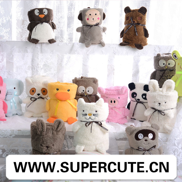 supercute創意可愛動物系列毛毯 傢居寶寶兒童保暖 辦公空調保暖工廠,批發,進口,代購