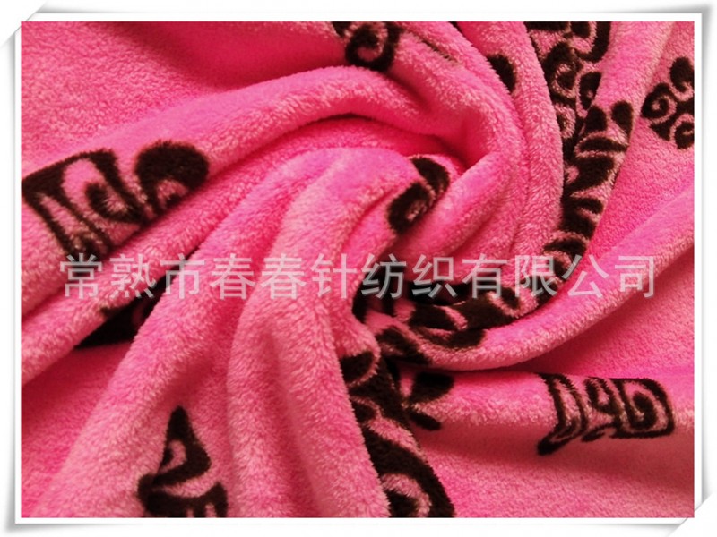 定位印花珊瑚絨毛毯 嬰兒童毯子麵料 超柔雙麵珊瑚絨抱毯工廠,批發,進口,代購