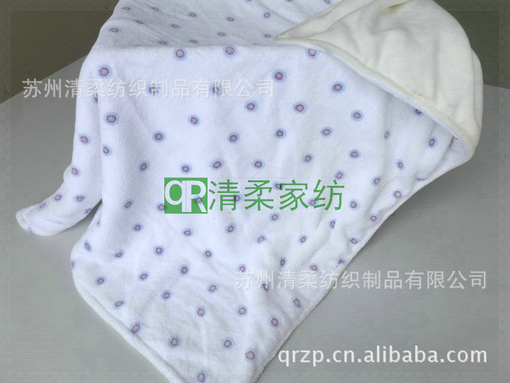 blanket廠傢直銷 繡花童毯 【清柔紡織】 歡迎致電工廠,批發,進口,代購