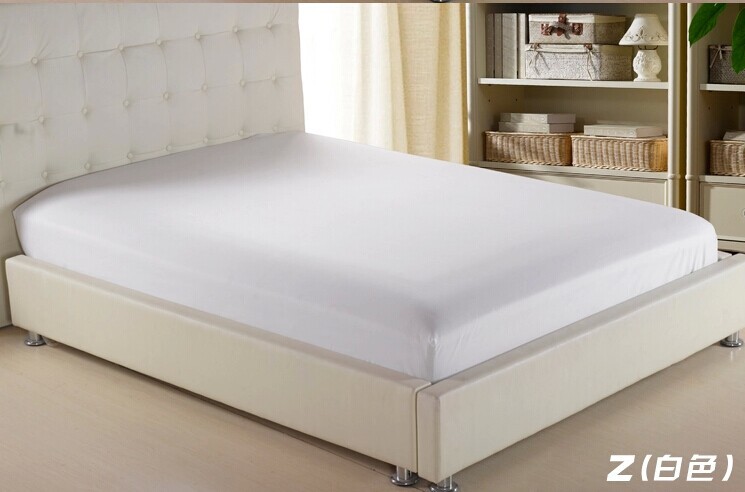 莎迪娜傢紡床罩床笠單件床墊套1.8米床品床罩2米純色床墊罩工廠,批發,進口,代購