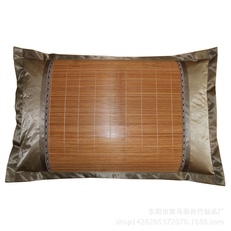 2016夏季新款 竹絲鏡麵枕頭套定做 枕芯套 涼席枕頭套 涼枕套批發工廠,批發,進口,代購