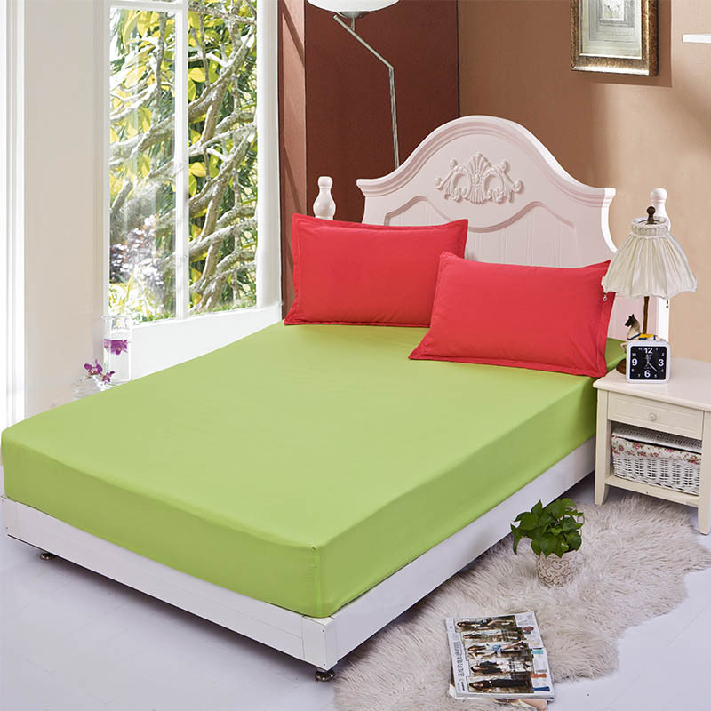 一件代發 單品床笠 席夢思保護罩防滑床罩 床笠單件 純綠色工廠,批發,進口,代購
