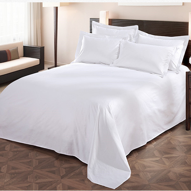 【晴東】廠傢直銷酒店賓館床上四件套純棉平紋床單可定製尺寸工廠,批發,進口,代購