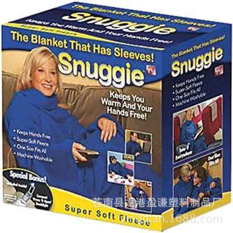 snuggie blanket with sleeves 保暖袖毯 懶人創意毯 TV產品工廠,批發,進口,代購