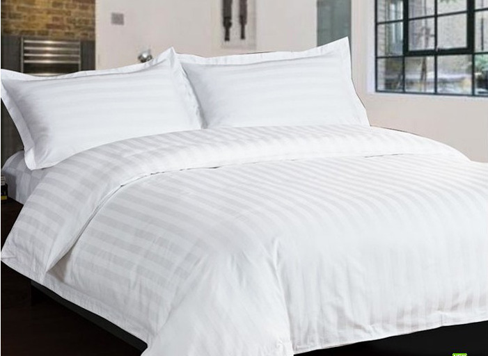 批發賓館酒店純色全棉四件套 被套床單 可定做床上用品工廠,批發,進口,代購