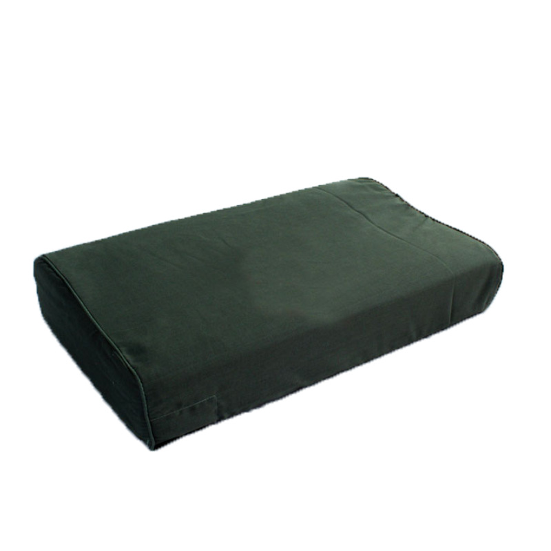 配發綠色04保健陸空枕頭纖維枕頭人體弧形戶外野營攜行枕正品工廠,批發,進口,代購
