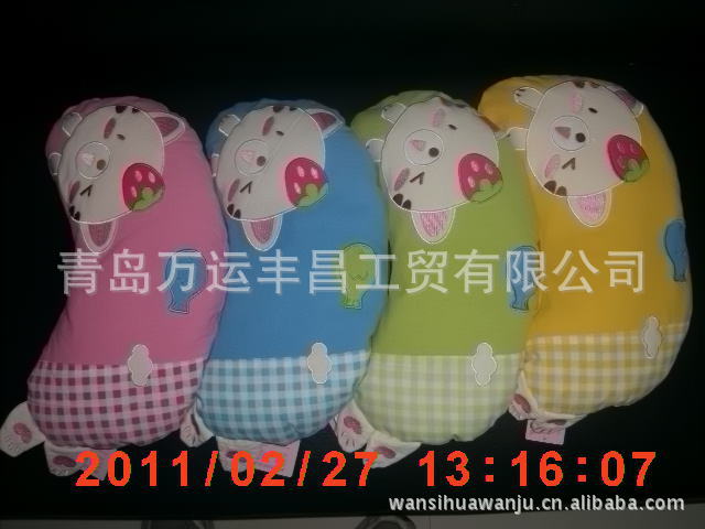 韓版嬰兒枕頭幼兒園枕頭 兒童枕頭 定型枕 卡通圖案 蕎麥殼枕頭工廠,批發,進口,代購