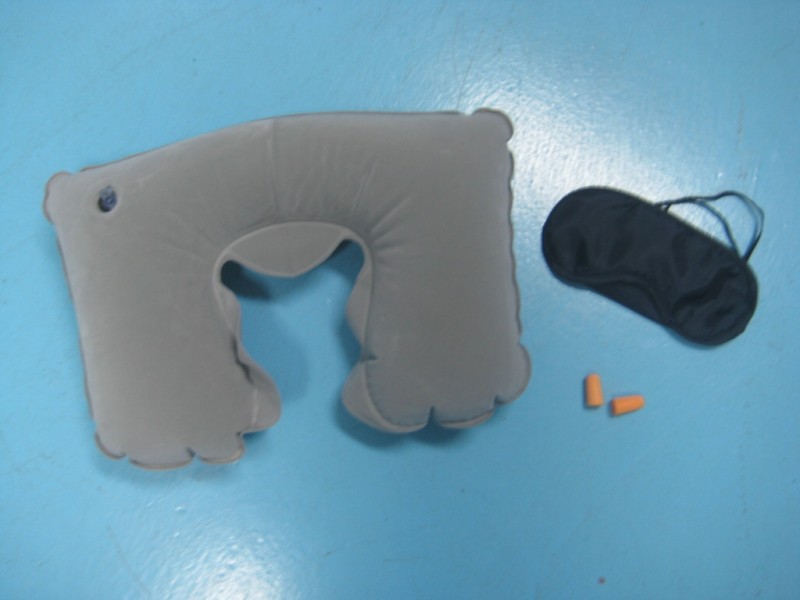 廠傢製定 pvc音樂枕 吹氣MP3旅行枕 植絨充氣U型枕工廠,批發,進口,代購