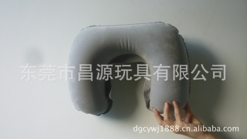 pvc植絨u型充氣枕頭工廠,批發,進口,代購
