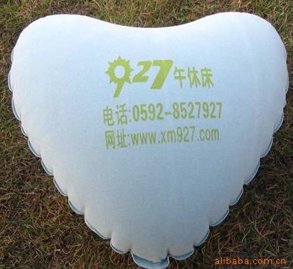 廠傢供應心形促銷充氣枕 U型pvc護頸枕頭工廠,批發,進口,代購