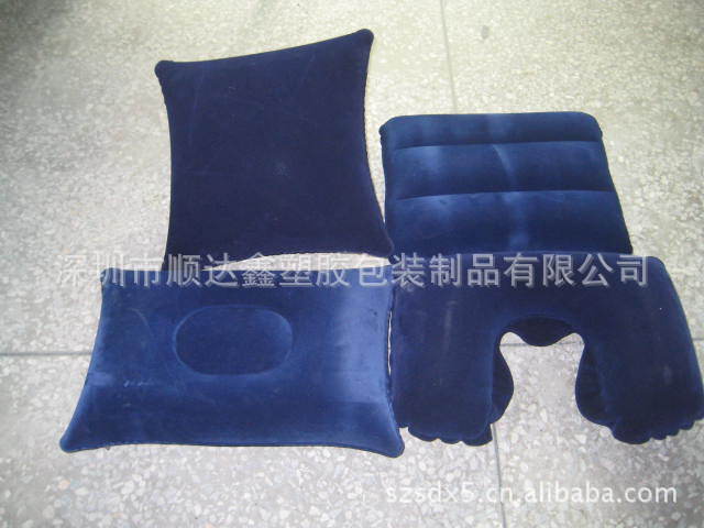 供應PVC充氣植絨枕，方形拉帶枕，休閒靠墊枕，腰墊工廠,批發,進口,代購
