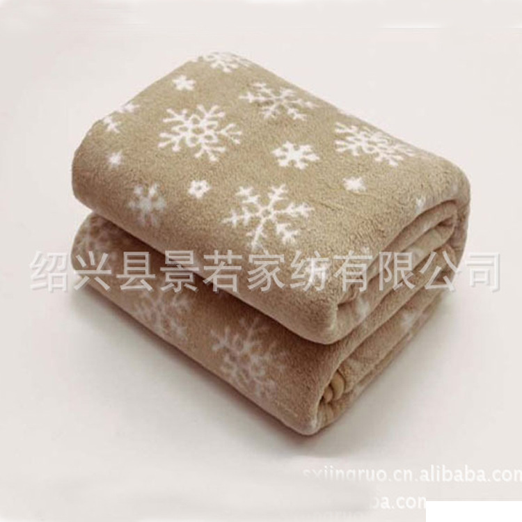 毯子廠傢專業定做珊瑚絨雪花毯 空調毯珊瑚絨 blanket工廠,批發,進口,代購