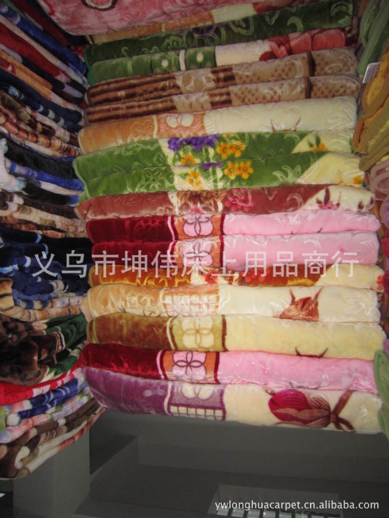 壓花拉舍爾毛毯  韓國風格 經編 緯編 單層 雙層 規格齊全批發・進口・工廠・代買・代購