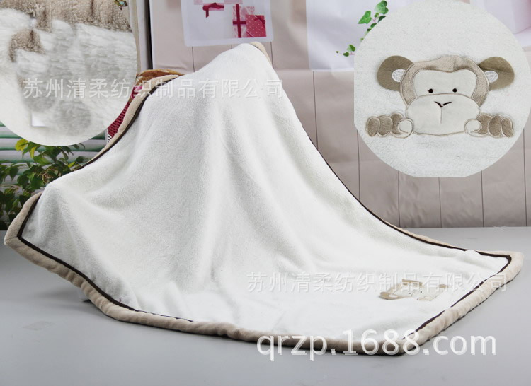 Super soft thick fleece blankets  baby blanket for promotion工廠,批發,進口,代購