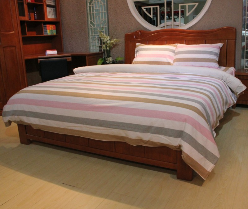 套件廠傢新款床單被套床上用品批發簡約條紋全棉四件套一件代發批發・進口・工廠・代買・代購