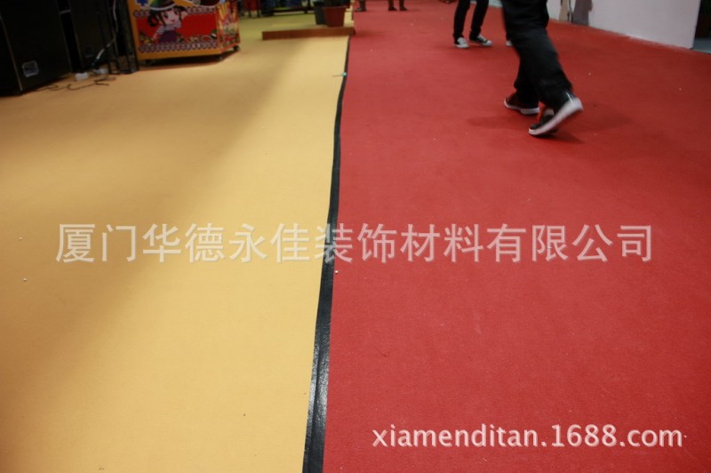 廣州二手展會地毯 七八成新薄展覽地毯 適合做搭棚材料及地麵保護批發・進口・工廠・代買・代購
