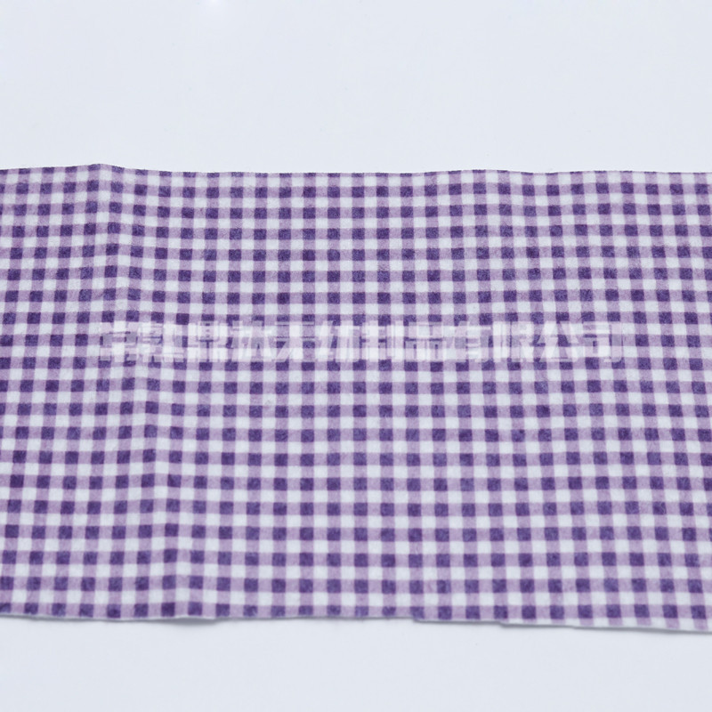紫色格紋 幾何圖案印花無紡佈 廠傢直銷供應 2016熱銷推薦新款批發・進口・工廠・代買・代購