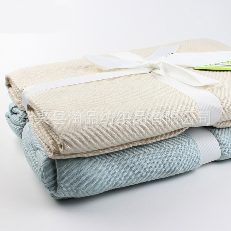 工廠直銷 100%竹纖維蓋毯 夏季毛巾被 140*200CM 尾單特價 YZ308批發・進口・工廠・代買・代購