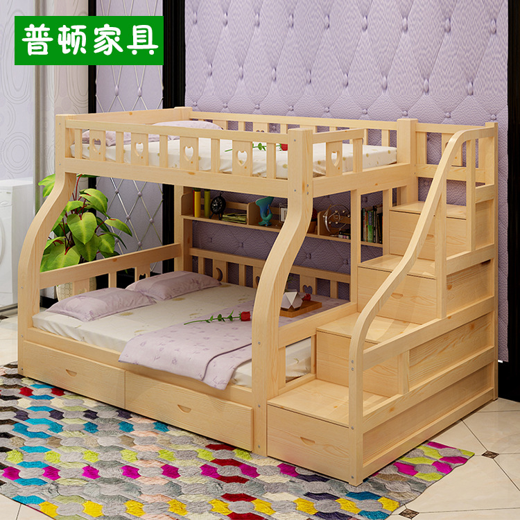 特價包郵實木雙層床兒童床 高低床 子母床 全松木上下鋪床批發・進口・工廠・代買・代購