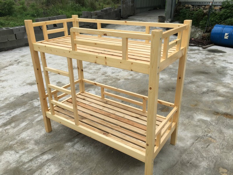 促銷樟子松雙層床 幼兒園專用床 結實高低床耐用上下床 實木雙人批發・進口・工廠・代買・代購