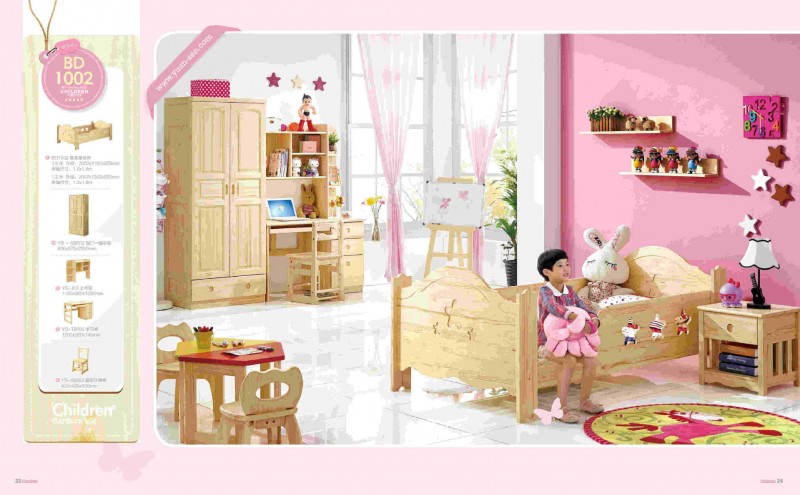 兒童床 實木兒童床 松木床 單層實木床 小公主床 單層床批發・進口・工廠・代買・代購