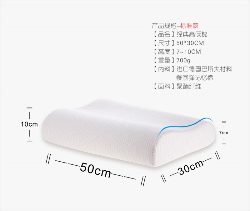 廠傢直銷 進口巴斯原料保健枕護頸枕  記憶棉慢回彈美臀墊頸椎枕工廠,批發,進口,代購