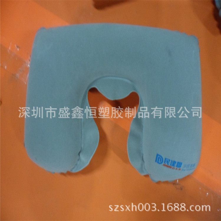 PVC充氣植絨枕、可按客戶要求定製顏色批發・進口・工廠・代買・代購