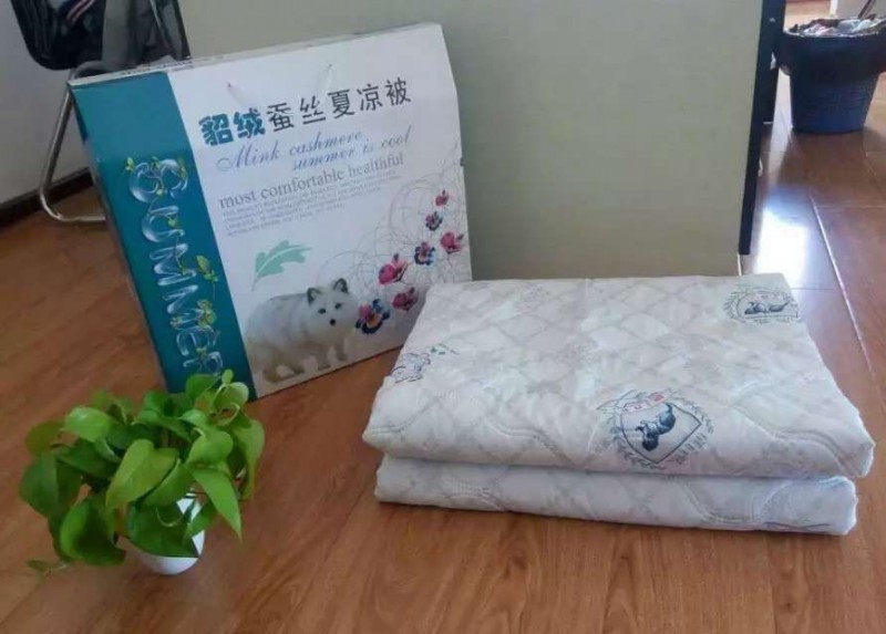 貂絨蠶絲夏涼被 會銷禮品批發 托瑪琳 抗菌 夏季禮品工廠,批發,進口,代購