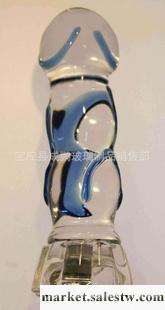 女性玻璃自慰器 水晶陽具 成人性用品工廠,批發,進口,代購