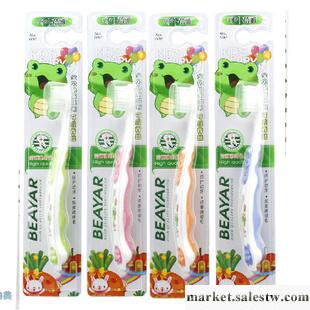 韓國進口兒童牙刷批發 卡通牙刷 韓國納米PBT軟毛牙刷 4支裝工廠,批發,進口,代購