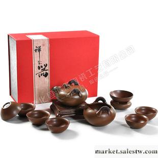 包物流 高檔古陶茶具《吉祥如意》德化 功夫茶具 可小額混批發批發・進口・工廠・代買・代購