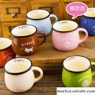 廠家批發陶瓷創意ZAKKA早餐杯 新款牛奶杯 杯子定制LOGO工廠,批發,進口,代購