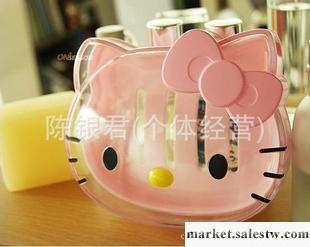 家居用品 Hello Kitty 頭形透明香皂盒凱蒂貓肥皂盒kt貓香皂盤工廠,批發,進口,代購