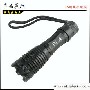 LED強光手電筒 神火CREE XML-T6伸縮調焦手電筒 1200LM超高亮工廠,批發,進口,代購