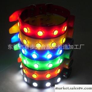 5萬條現貨led  TPU寵物發光項圈工廠,批發,進口,代購